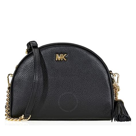 michael kors black ginny bag|Ginny Medium Pebbled Leather Crossbody Bag .